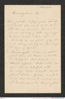 Nachlass Franz Steindachner, Brief von Georg Kolombatovic an Franz Steindachner (05.03.1881), Inv.Nr. 275.01, Seite 1